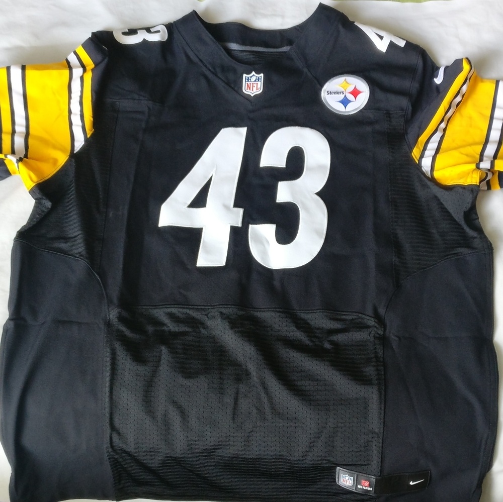 Nike Steelers Troy Polamalu Elite Jersey #43 2XL